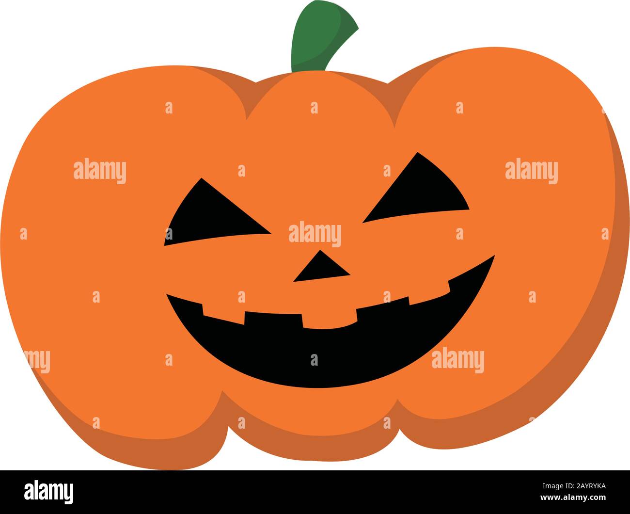Halloween pumpkin head illustration Stock Vector Image & Art Alamy