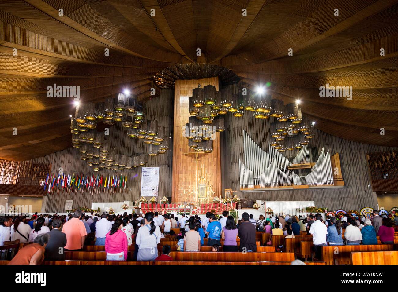 New Basilica of Our Lady of Guadalupe, known as miracle church with
