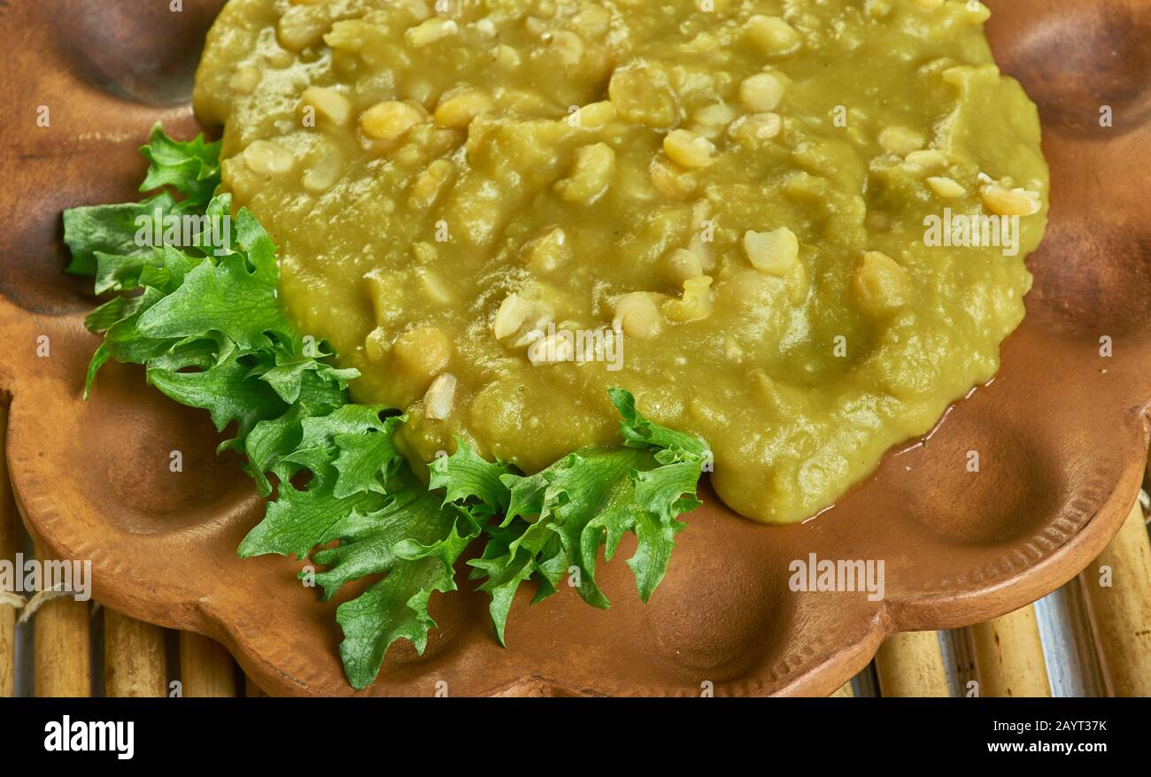 Mukimo Kenyan meal, African mashed vegetable side dish Stock Photo