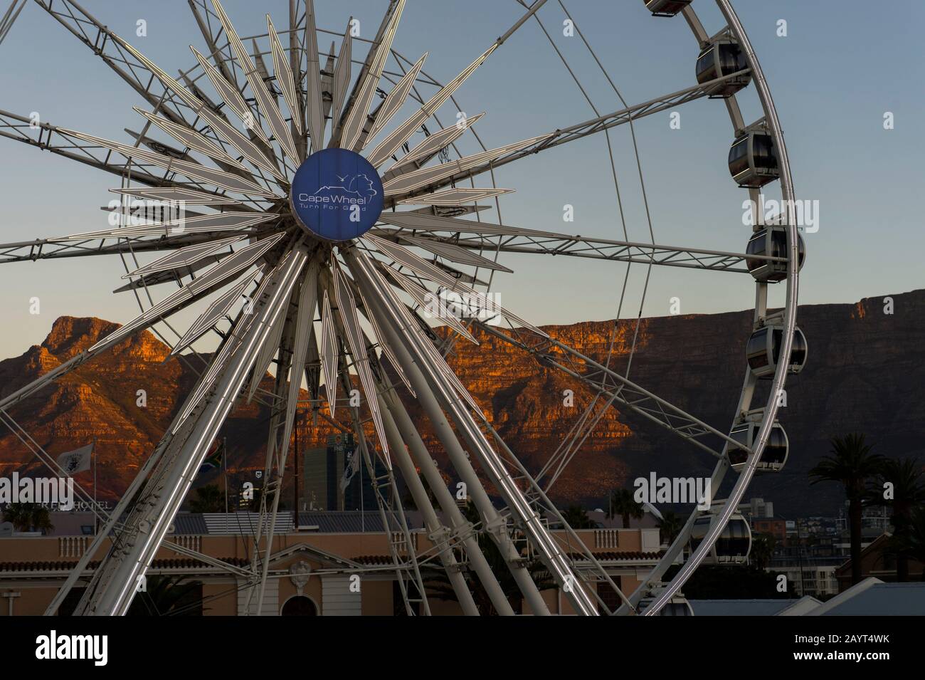 The Cape Wheel (Ferris wheel) at the V & A Waterfront in Cape Town