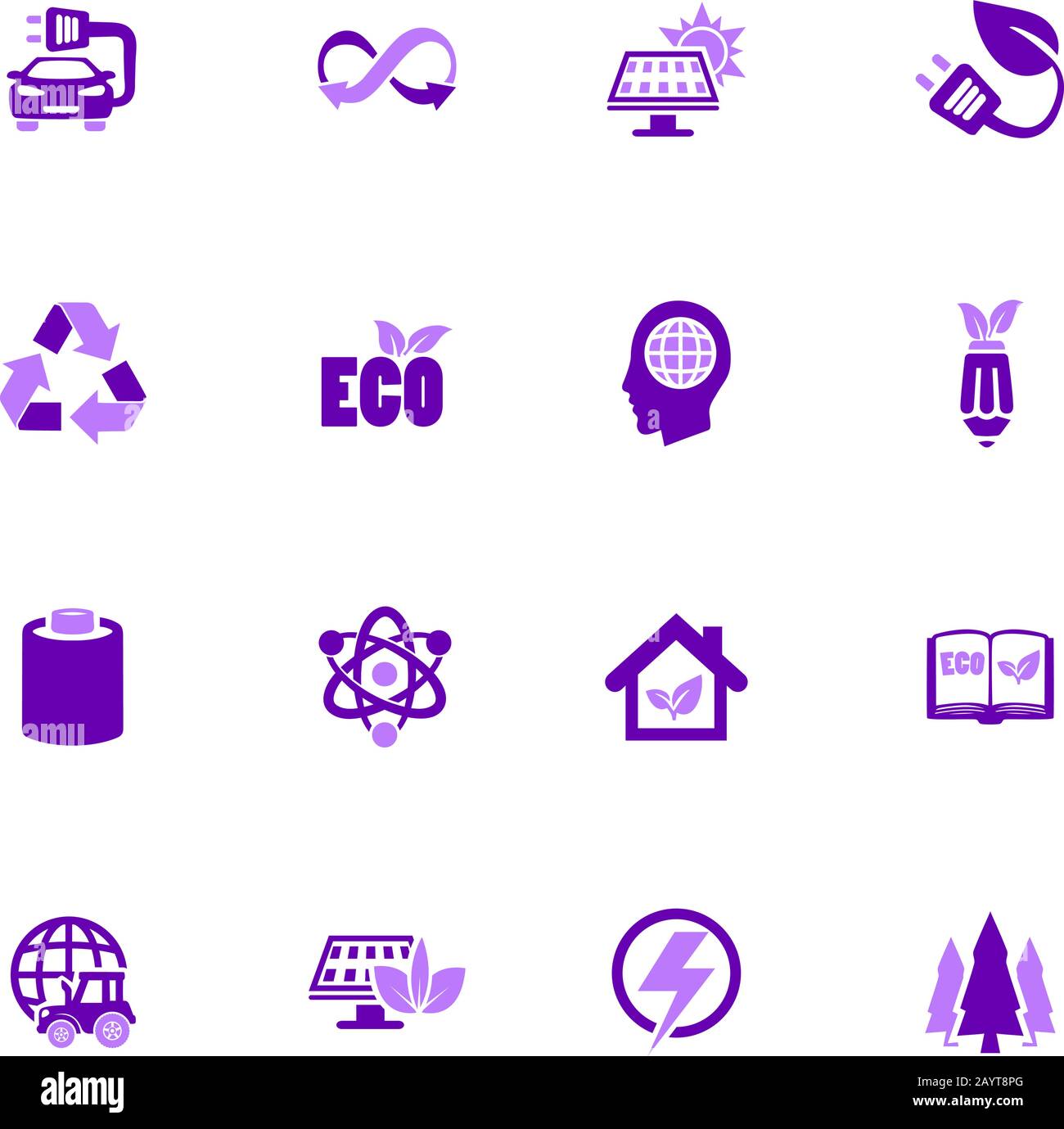 BIO Fuel industry icons set Stock Vector Image & Art - Alamy