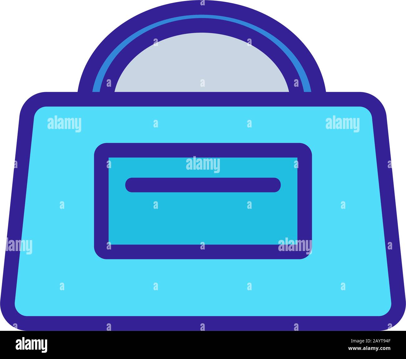 Baggage travel icon vector. Isolated contour symbol illustration Stock ...