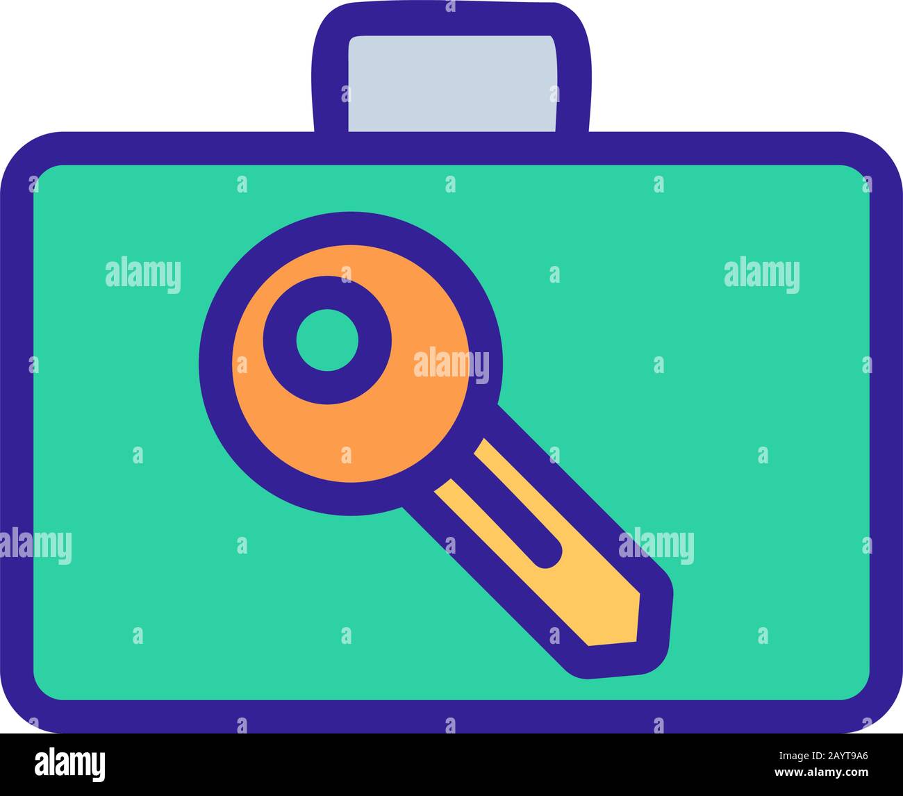 Baggage travel icon vector. Isolated contour symbol illustration Stock ...