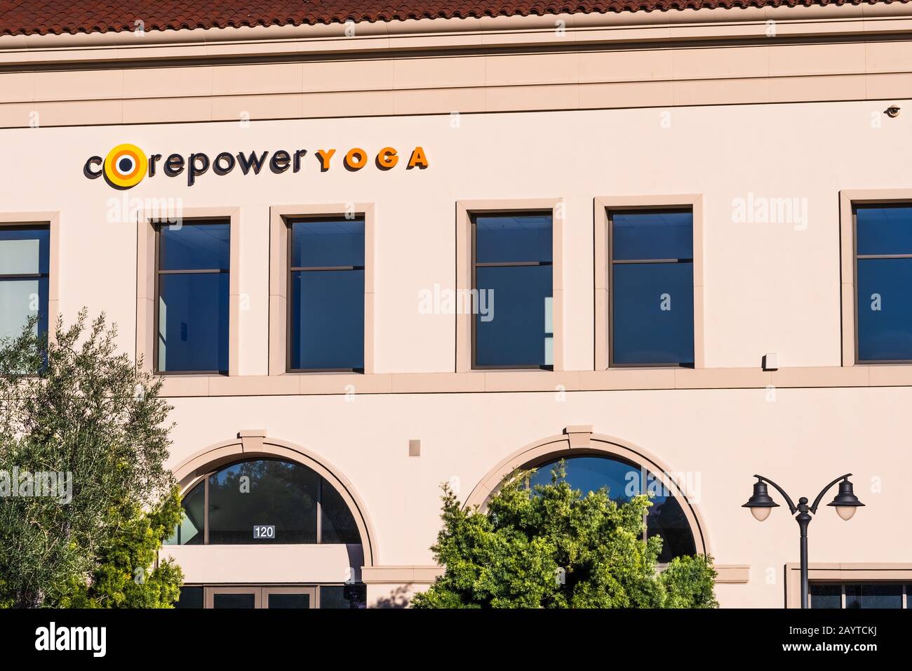 Feb 12, 2020 Santa Clara / CA / USA - Corepower Yoga location in South San  Francisco Bay Area; CorePower Yoga is the largest yoga studio chain in the  Stock Photo - Alamy