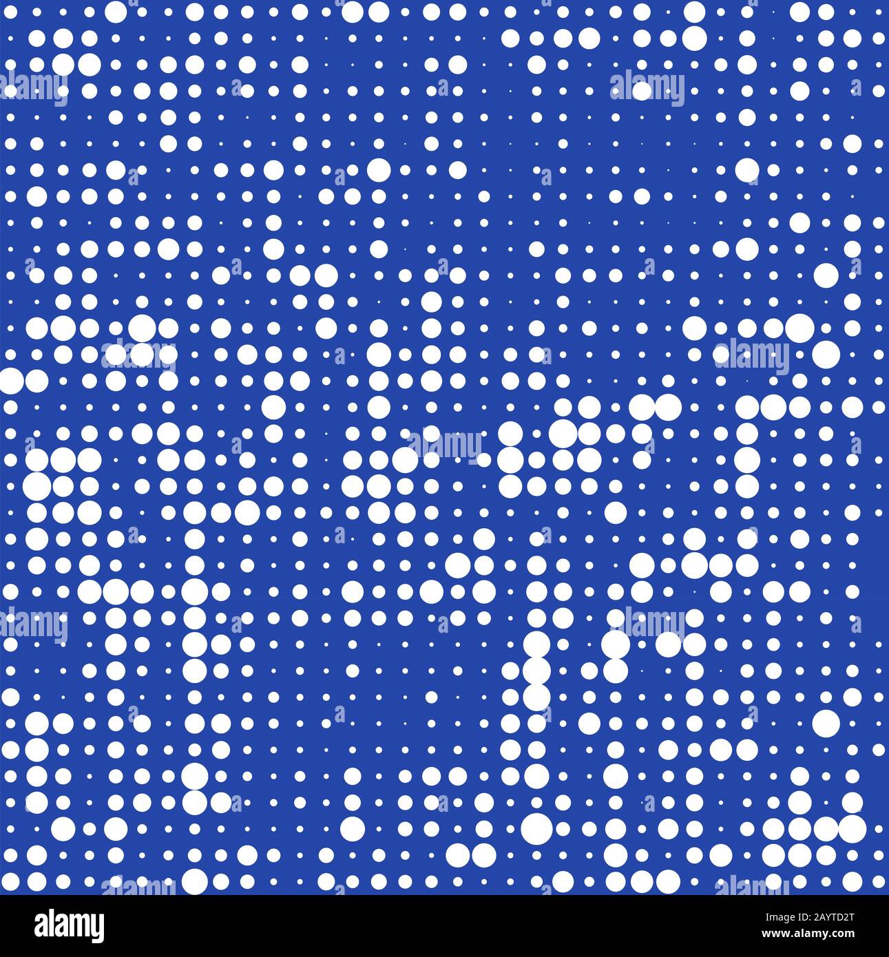 Blue background with white dots Stock Vector Image & Art Alamy