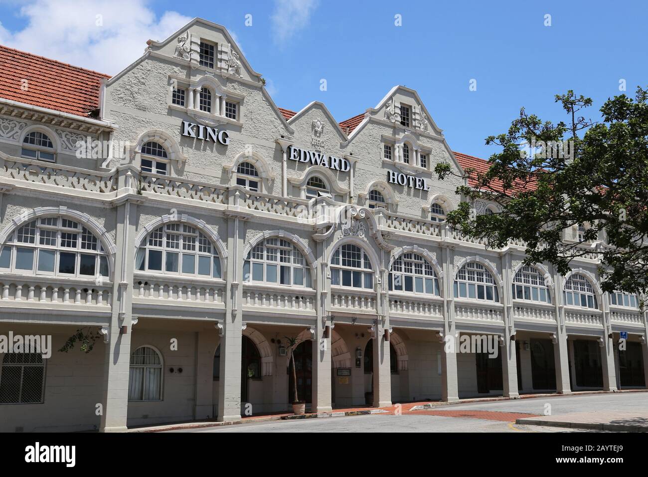 Former King Edward Hotel (now private apartments), Athol Fugard Terrace, Port Elizabeth, Nelson Mandela Bay, Eastern Cape Province, South Africa Stock Photo