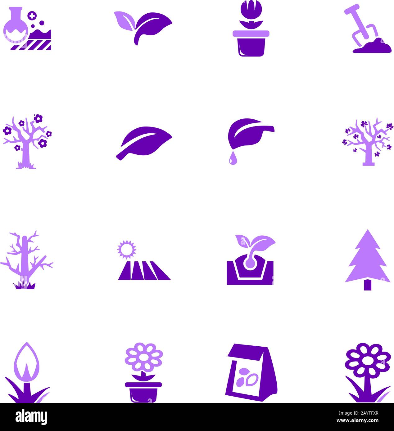 Gardening icons set Stock Vector Image & Art - Alamy