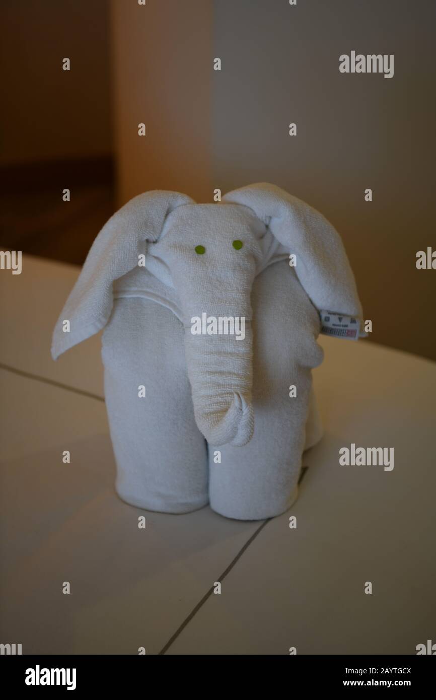 Towel folding art hires stock photography and images Alamy