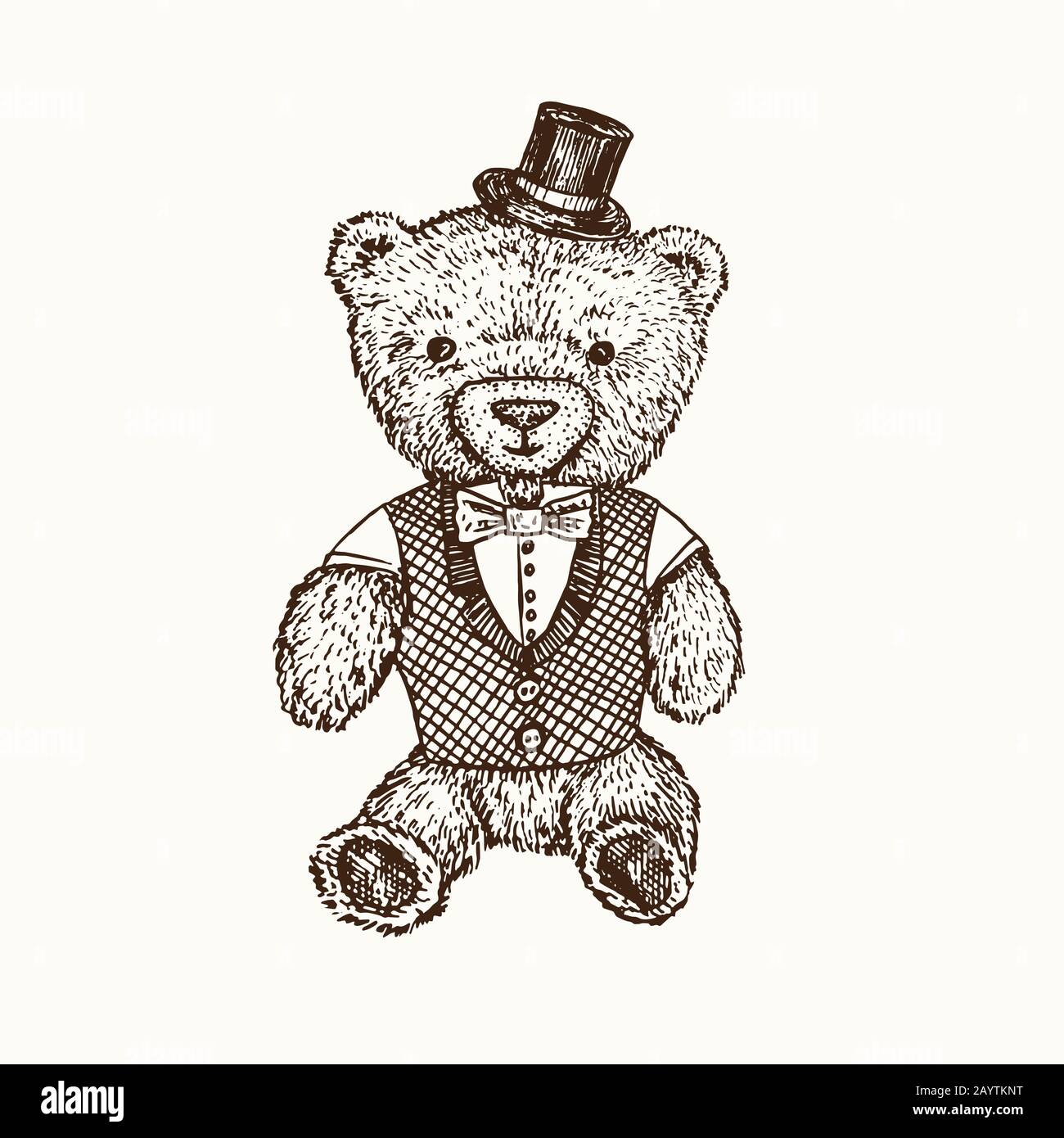 teddy bear in suit