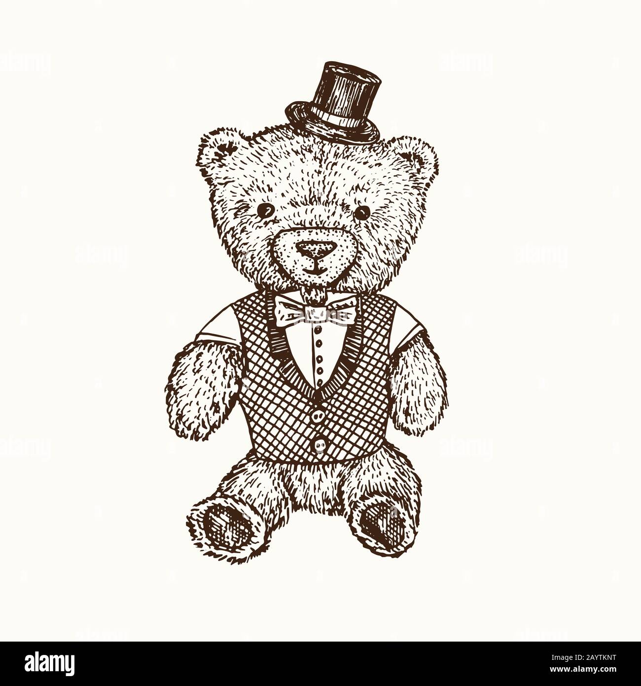 teddy bear top hat