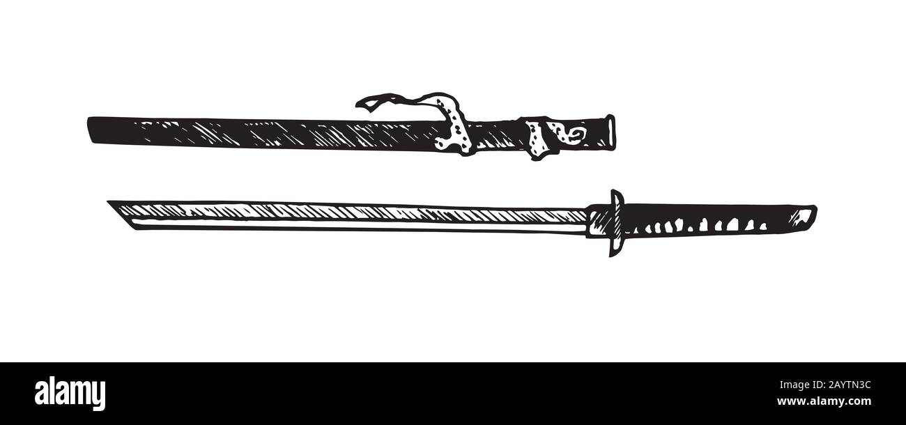 Samurai warrior drawing katana sword hi-res stock photography and images -  Page 2 - Alamy