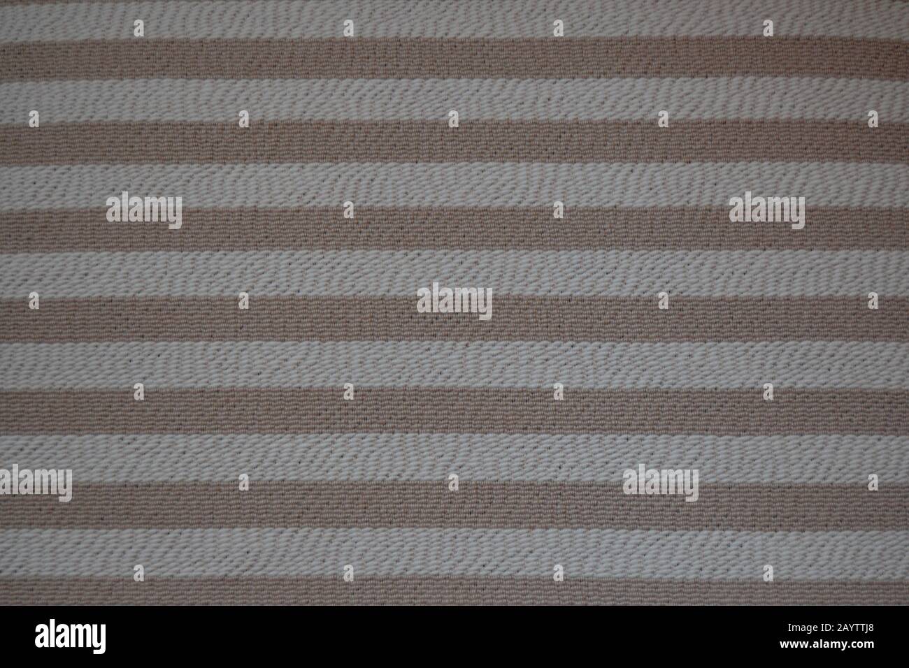 Rough texture background in beige and dirty white, made with horizontal stripes in brown tones Stock Photo