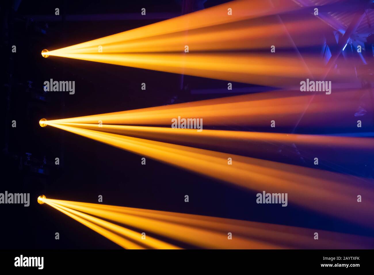 Orange stage lights hi res stock photography and images Alamy
