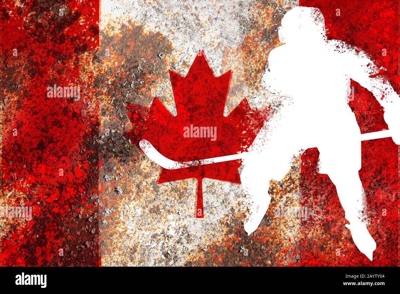 Hockey player canada hi-res stock photography and images - Alamy