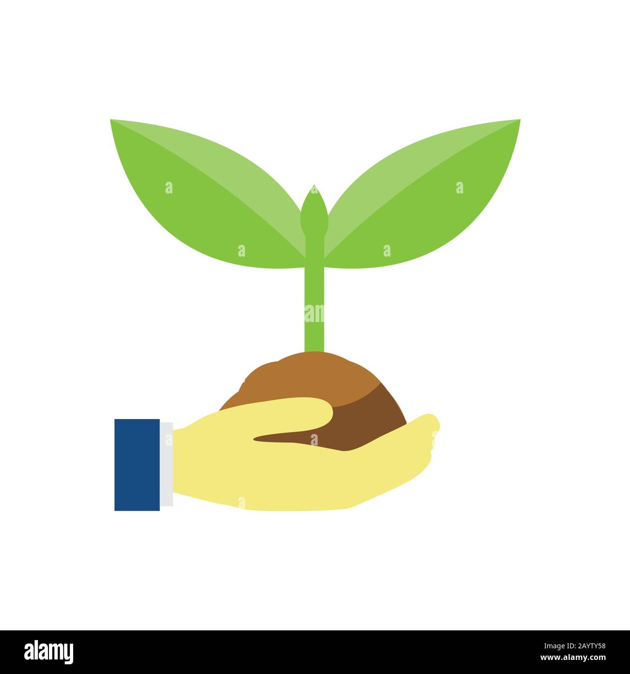 ecology , sprout , environment icon Stock Vector