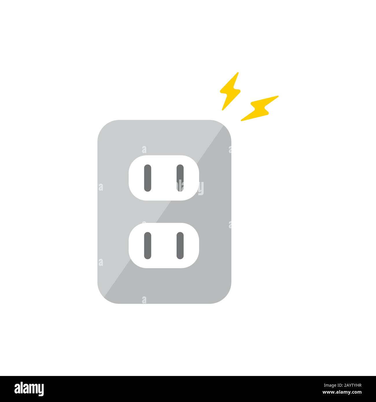 outlet socket icon Stock Vector