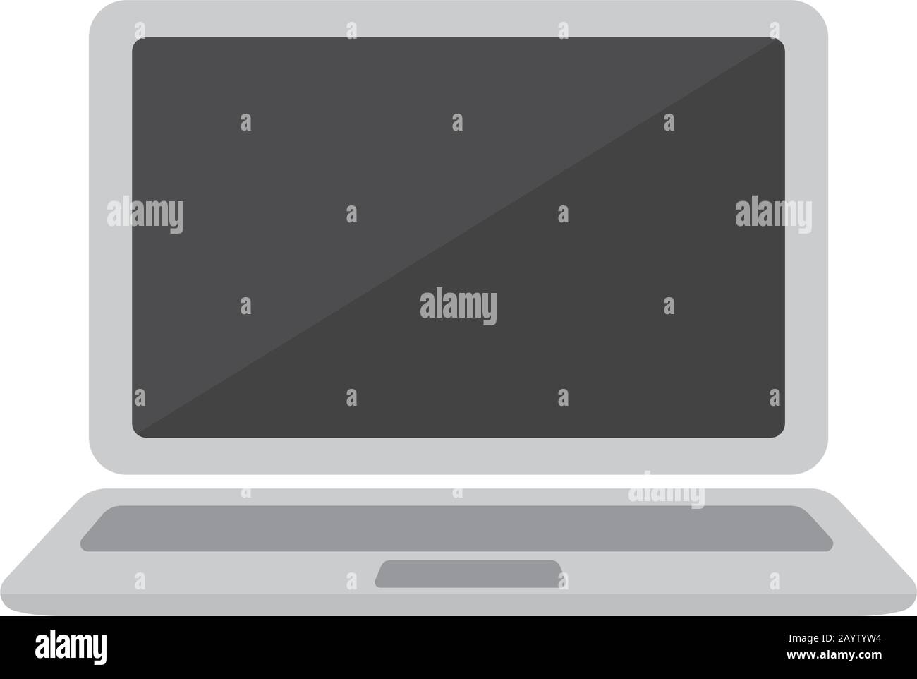 laptop PC / portable computer icon Stock Vector