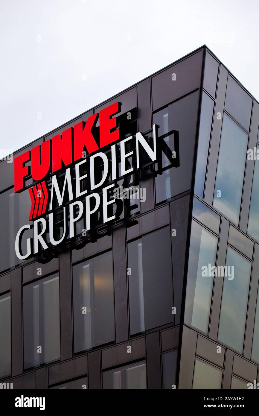 Funke Mediengruppe, headquarter, Germany, North Rhine-Westphalia, Ruhr Area, Essen Stock Photo