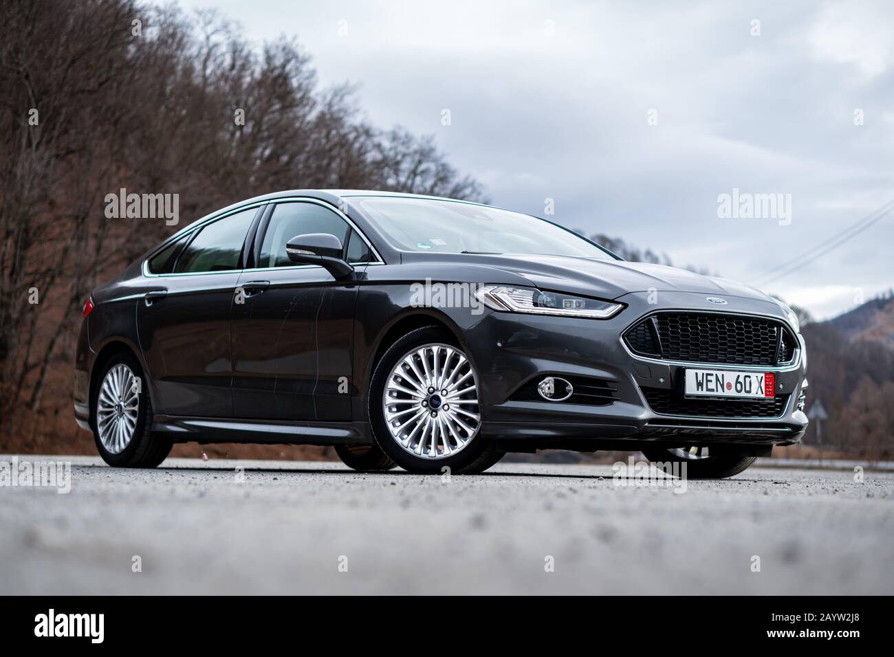 Cluj-Napoca,Cluj/Romania-01.31.2020-Ford Mondeo MK5 Sport edition with  dynamic led headlights, sport front bumper, 18 inch alloy wheels, Aston  Martin Stock Photo - Alamy