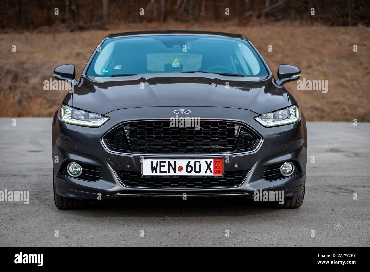 https://c8.alamy.com/comp/2AYW2KY/cluj-napocaclujromania-01312020-ford-mondeo-mk5-sport-edition-with-dynamic-led-headlights-sport-front-bumper-18-inch-alloy-wheels-aston-martin-2AYW2KY.jpg