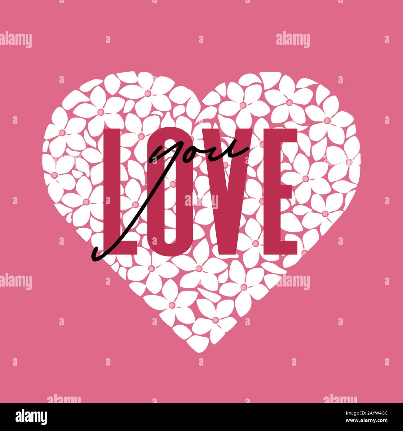 Flower shaped heart Stock Vector Image & Art - Alamy