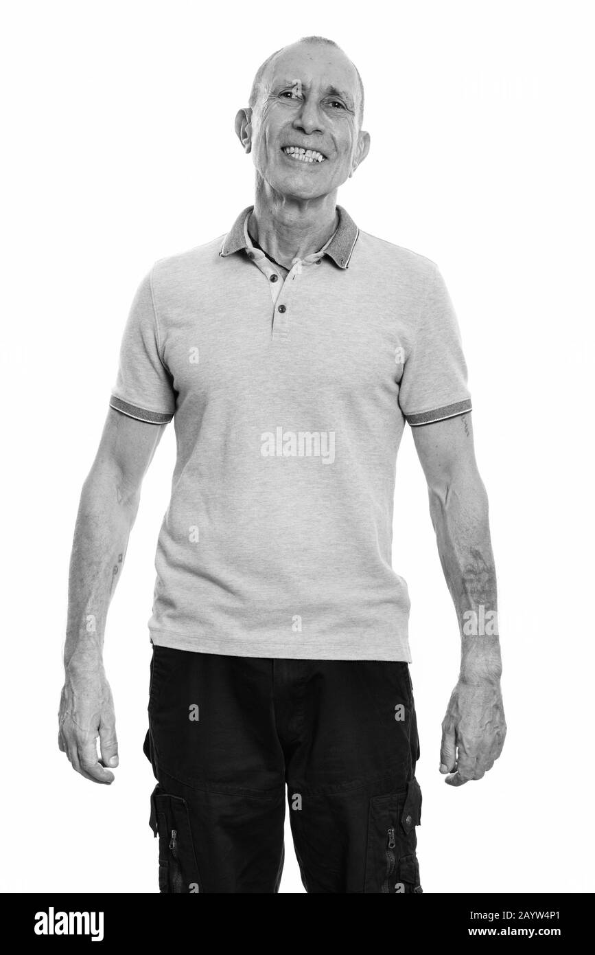 Happy senior portrait shadow hi-res stock photography and images - Alamy