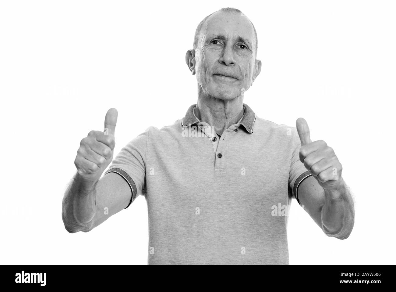 Old man thumbs up hi-res stock photography and images - Alamy