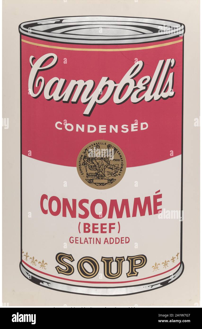 Andy warhol soup arts hi-res stock photography and images - Alamy