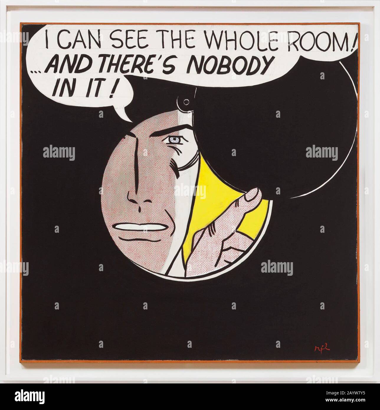 I Can See The Whole Room And There S Nobody In It Museum C Roy Lichtenstein Foundation Courtesy Yves Klein Archives Stock Photo Alamy