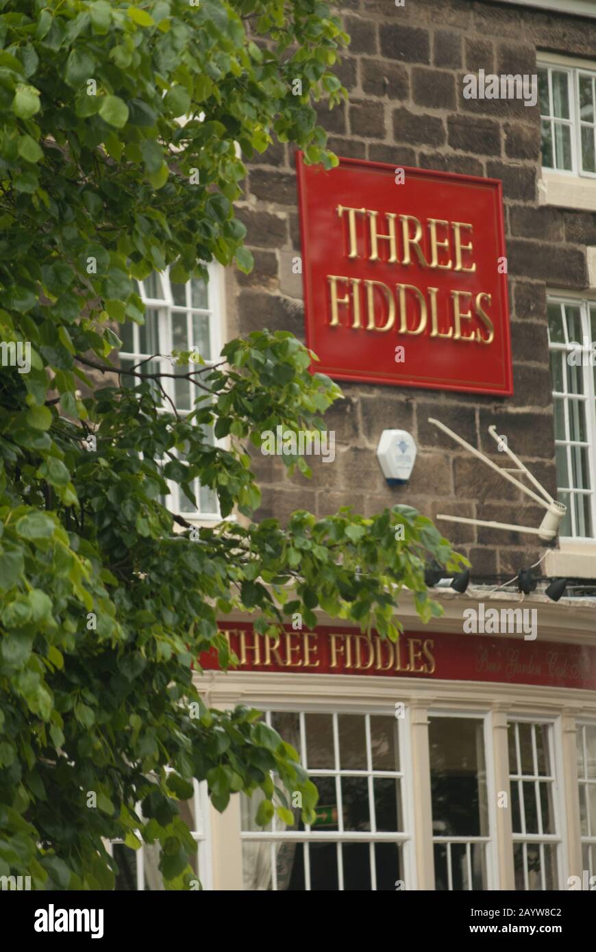 The Three Fiddles, Guisborough, North Yorkshire Stock Photo