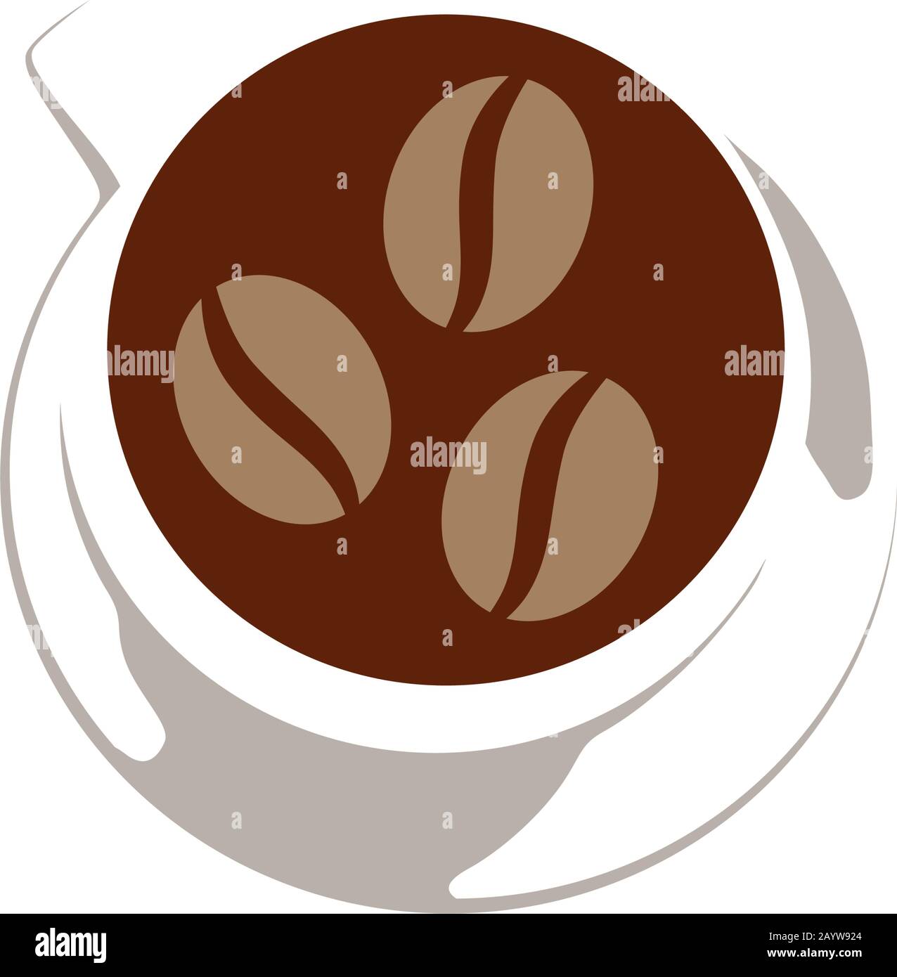 coffee cup and beans Stock Vector Image & Art - Alamy
