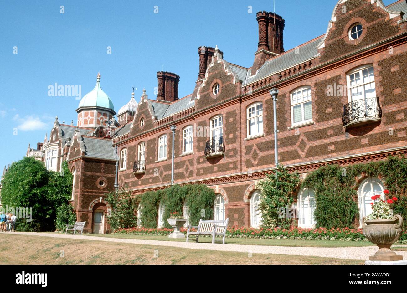 Home of HM Queen Elizabeth II Sandringham House, Norfolk, England. Stock Photo