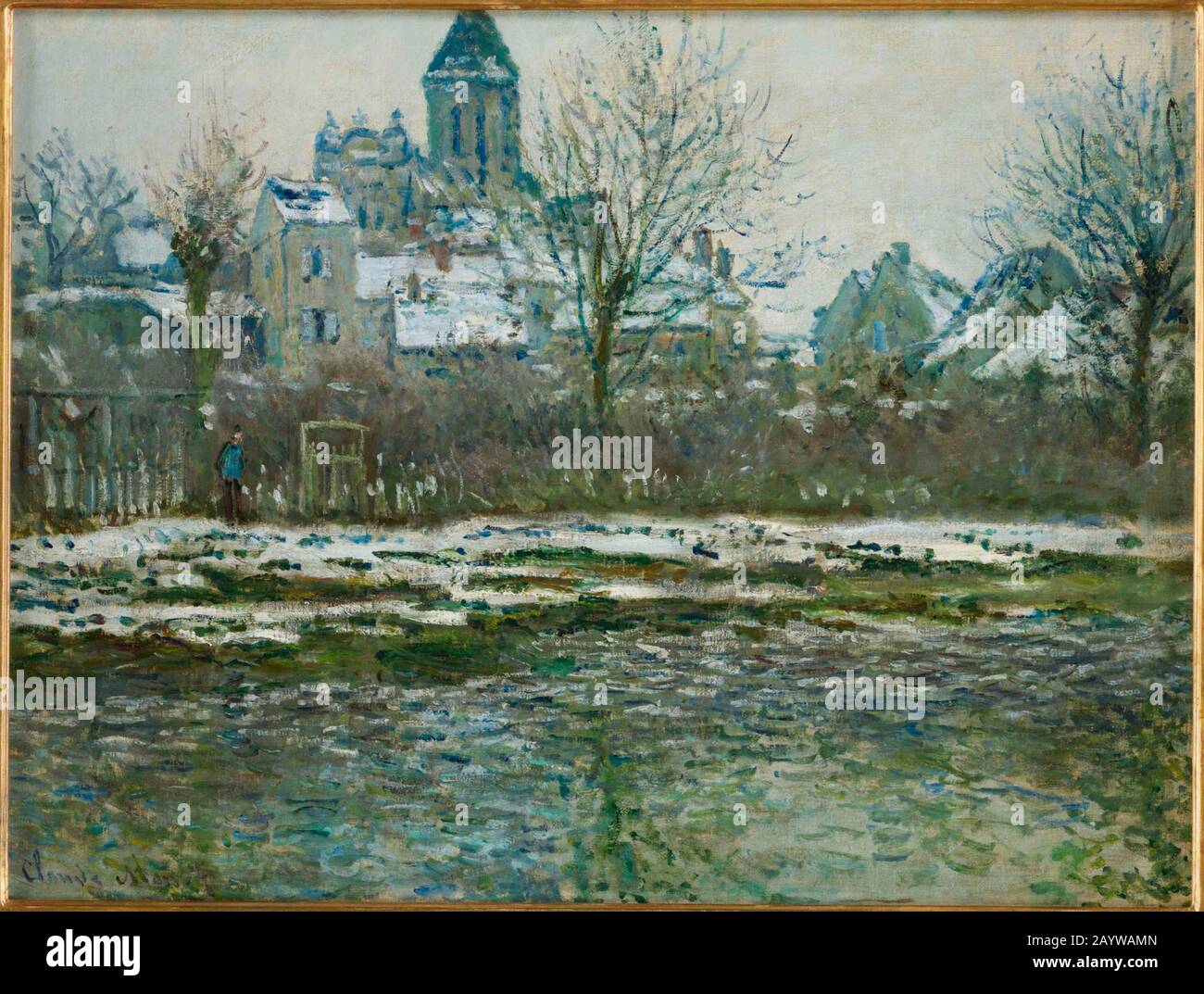Claude monet effet de neige hi-res stock photography and images