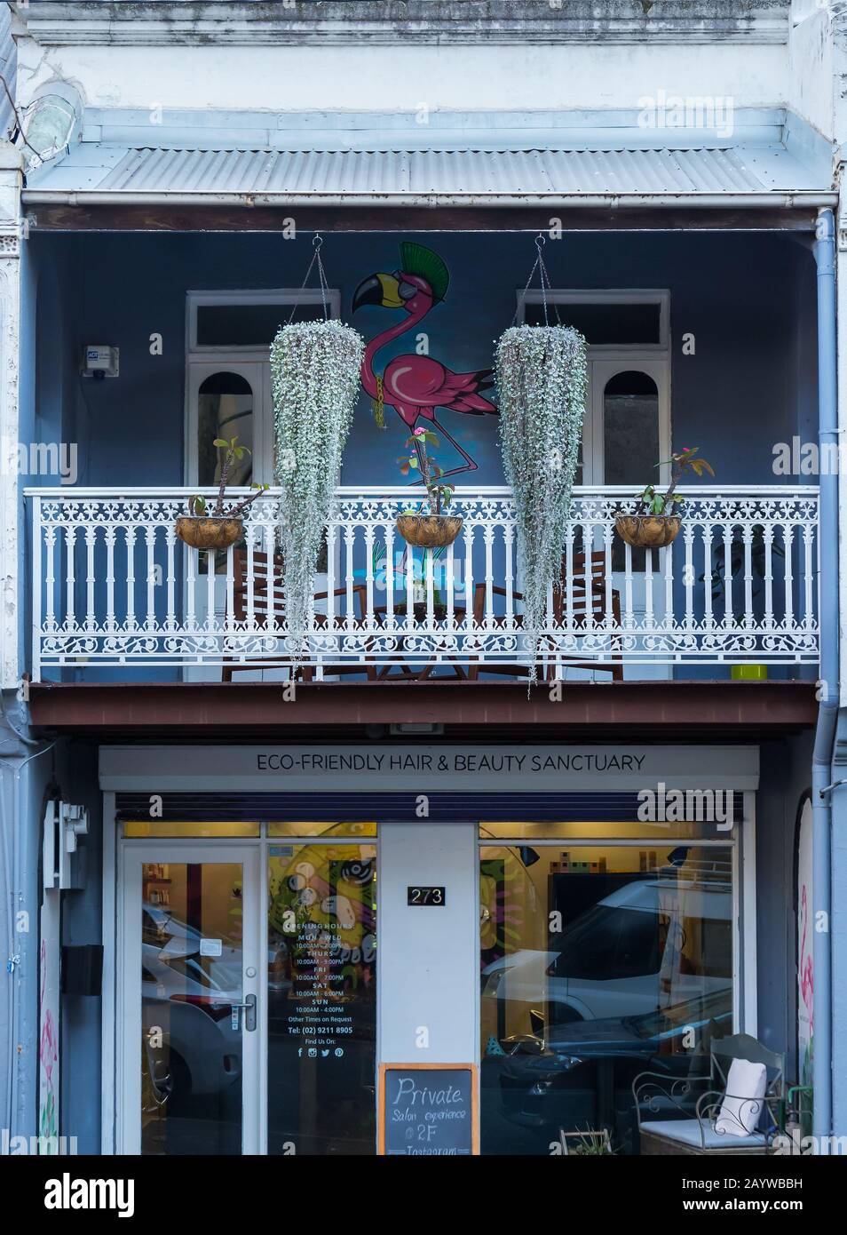 Australian Housing Styles Late Victorian, Surry Hills, Sydney Stock