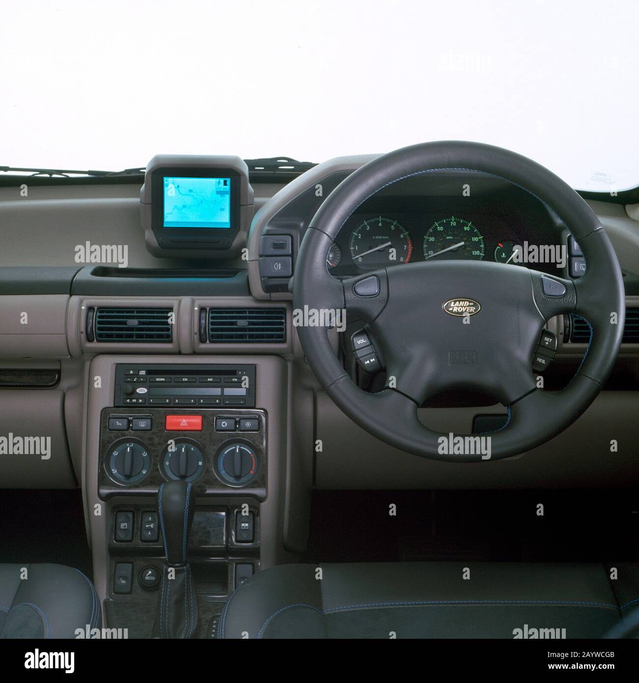 2001 Land Rover Freelander Autobiography interior Stock Photo - Alamy