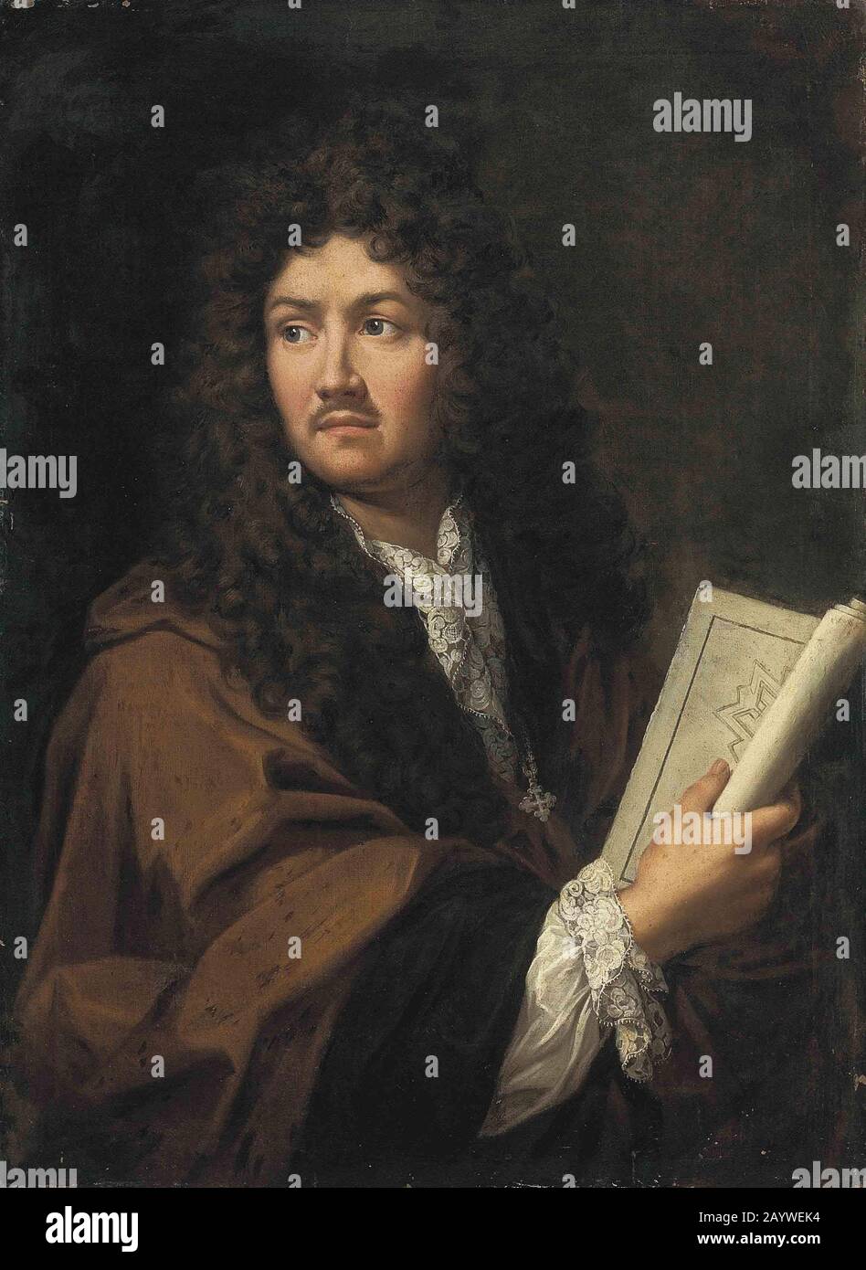 Portrait of François Michel Le Tellier, Marquis of Louvois (1641-1691). Museum: PRIVATE COLLECTION. Author: CHARLES LE BRUN. Stock Photo