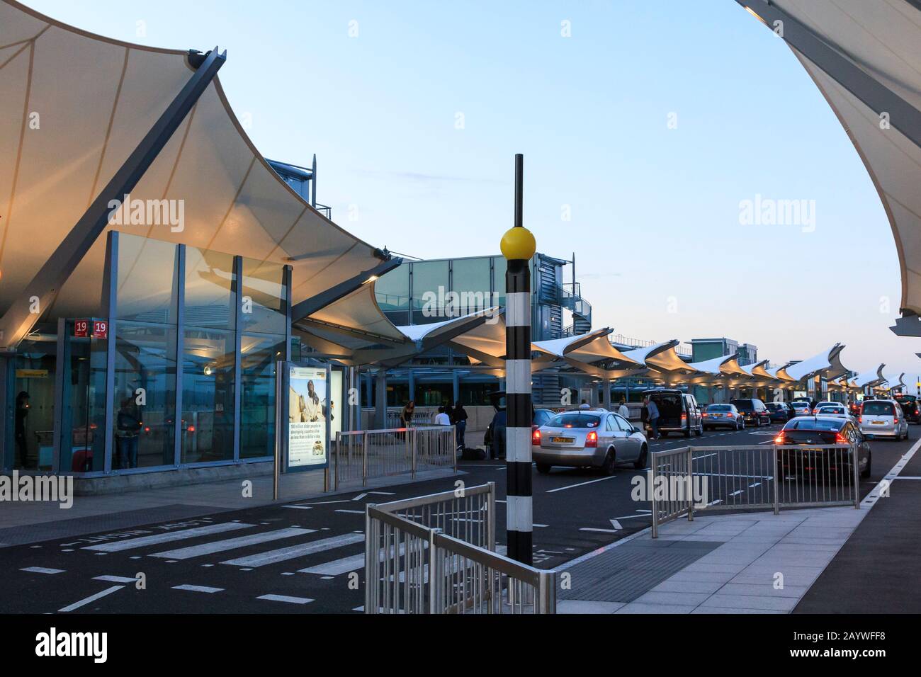 Heathrow Airport ,Treminal 5, Departures area, also known as London Heathrow, is a major international airport in London, United Kingdom.GB UK EU Stock Photo