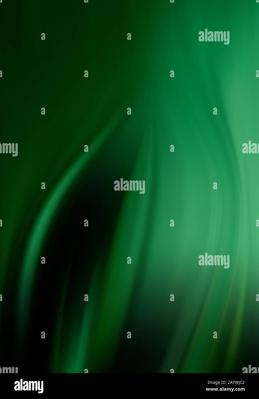 Silk emerald drape for Wallpaper. Green natural background with soft