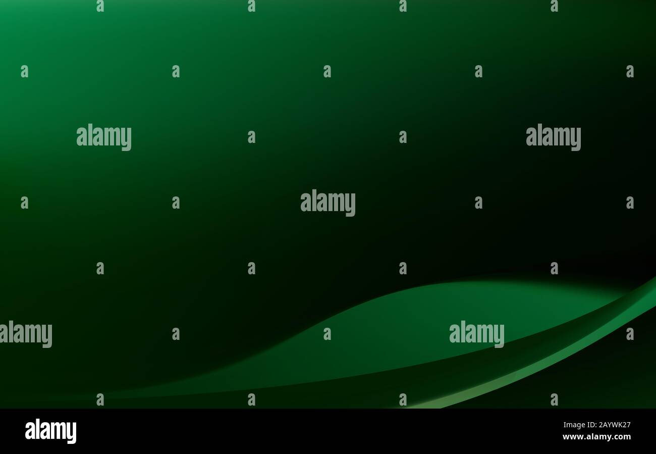 Silk emerald drape for Wallpaper. Green natural background with soft