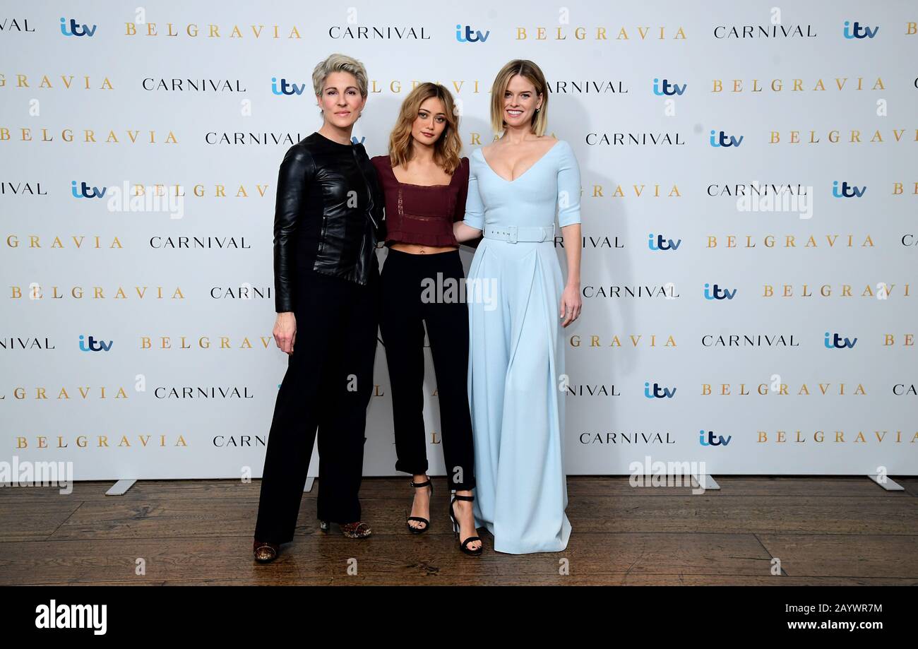 Tamsin Greig left Ella Purnell centre And Alice Eve Attending The Tamsin Greig left Ella Purnell centre And Alice Eve Attending The