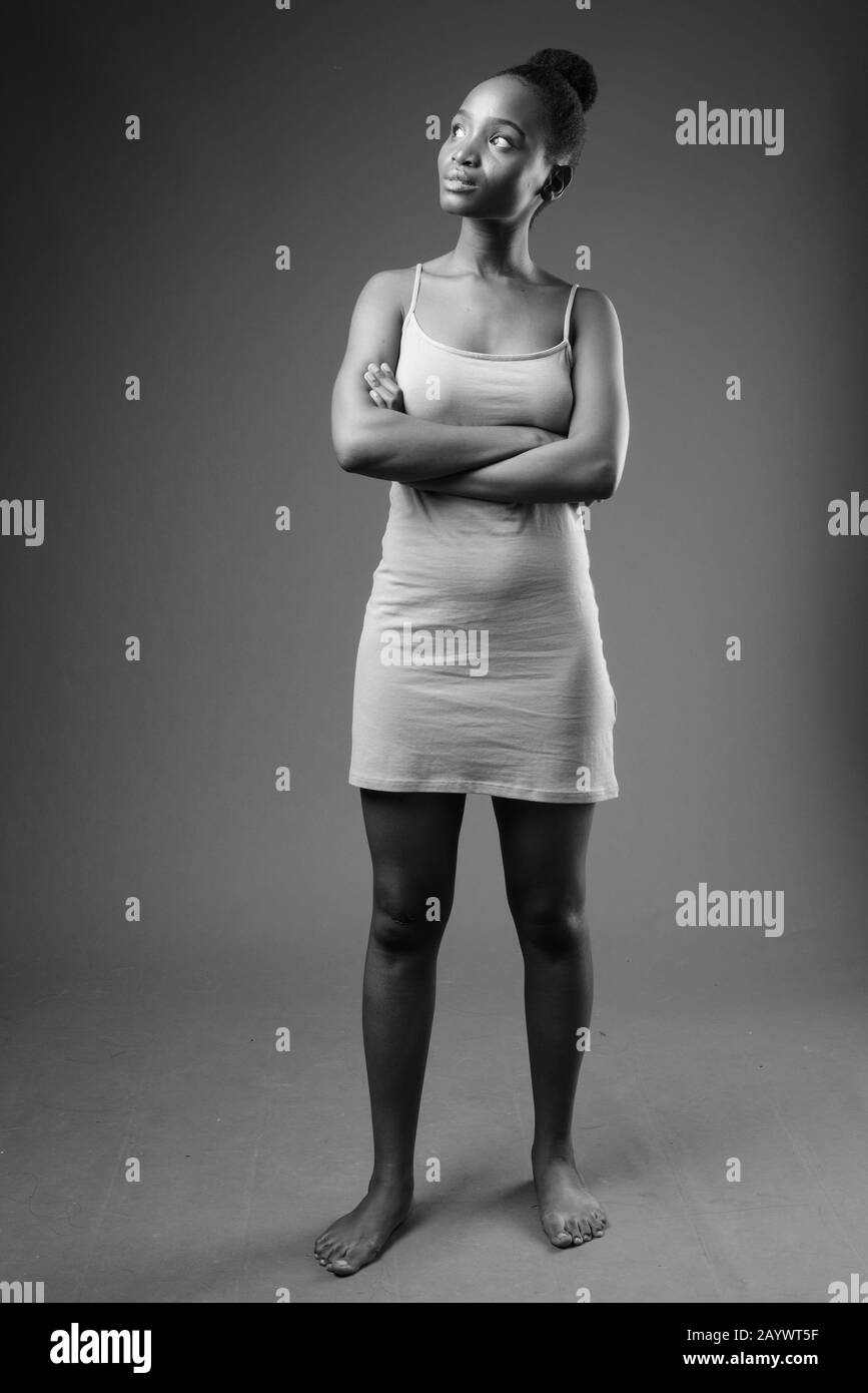 Young woman african american arms hi-res stock photography and images ...