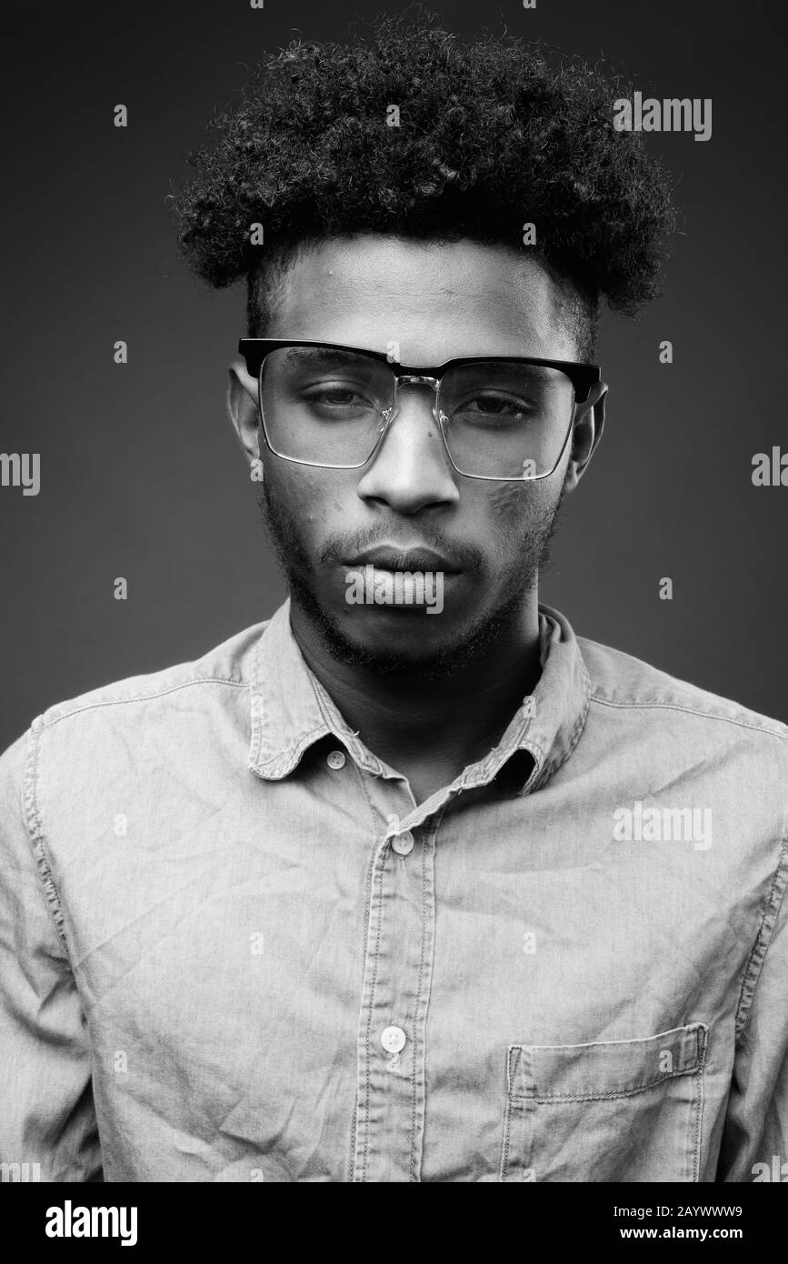 Cool young african american Black and White Stock Photos & Images - Alamy