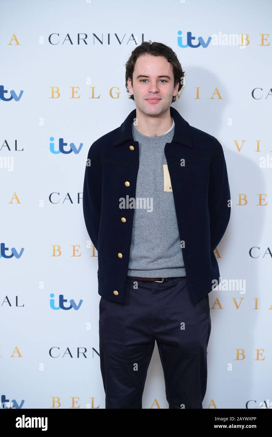 Jack Bardoe attending the Belgravia photocall held at the Soho Hotel in