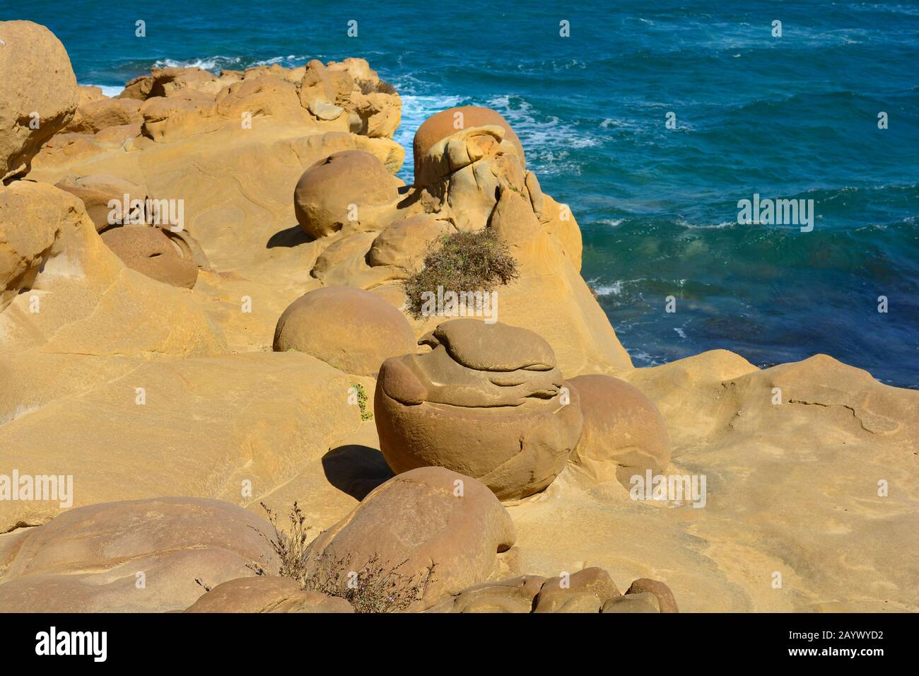 Greece, volcanic rocks on Lemnos Island Stock Photo - Alamy