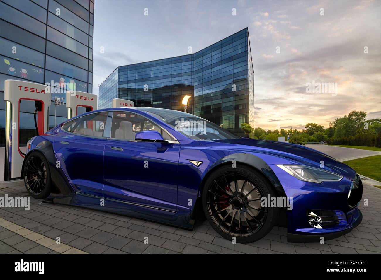 Tesla model deals s mansory