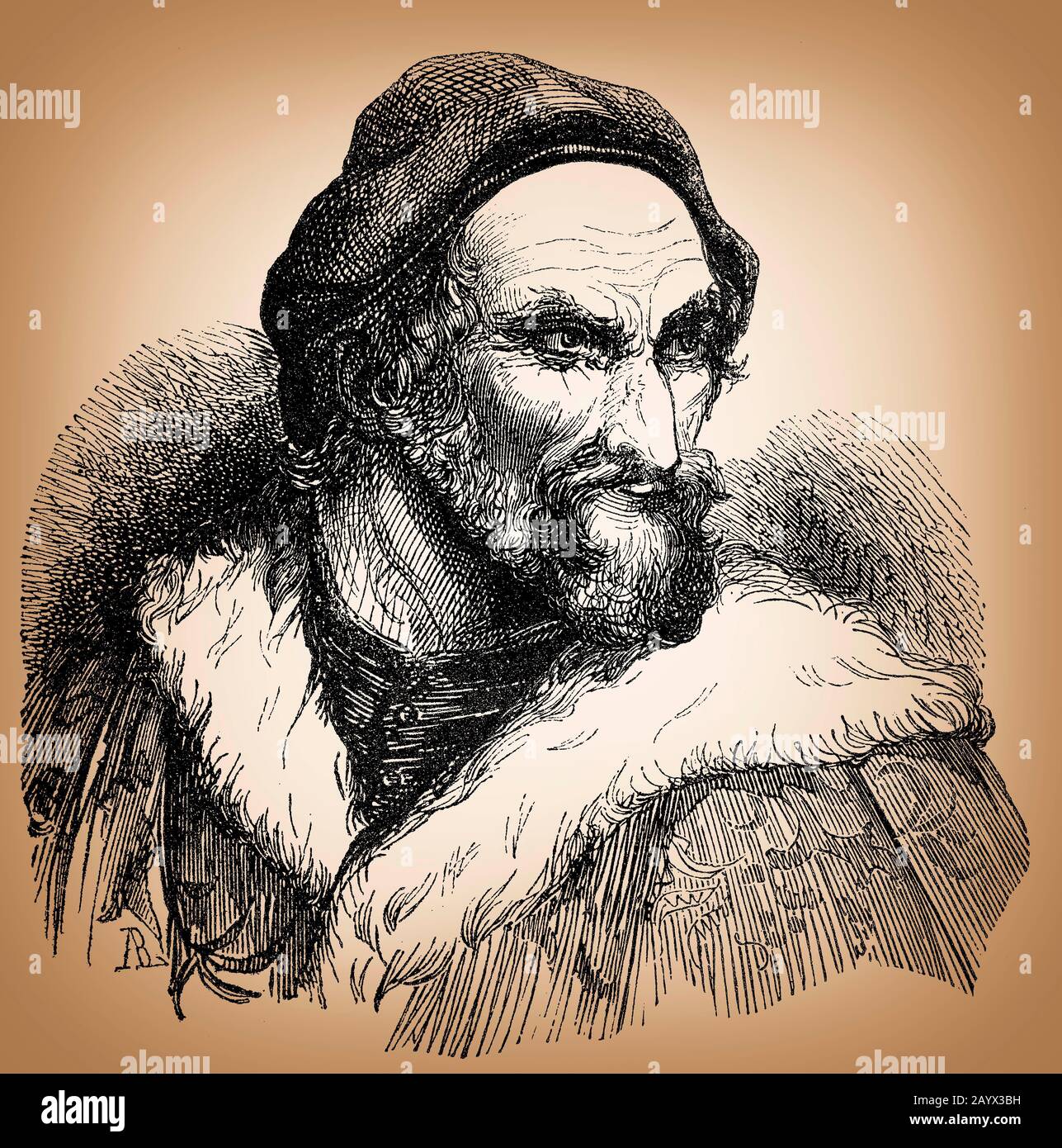 Paolo Giovio, 1483 – 1552, Italian physician, historian, biographer Stock Photo