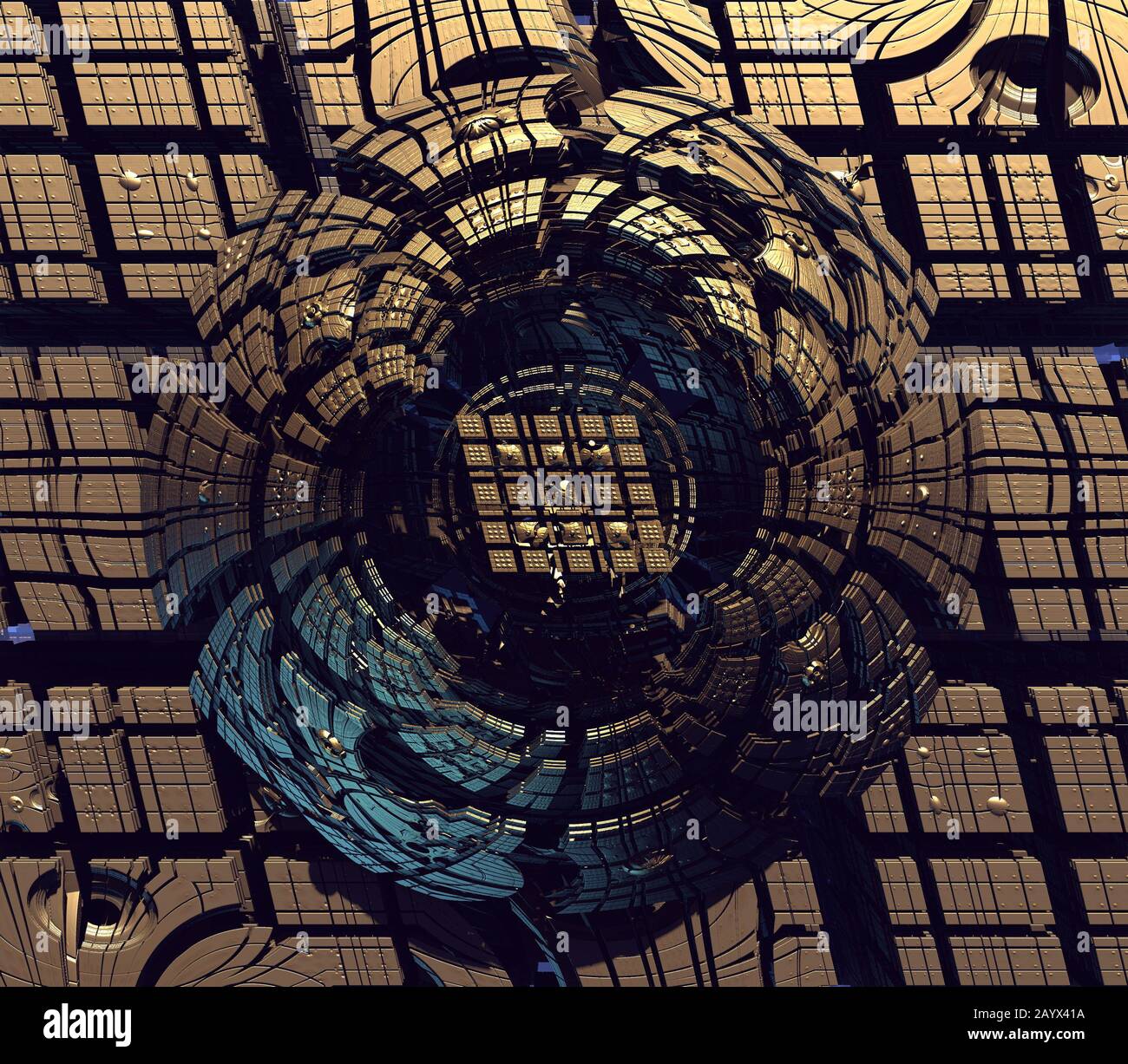 Computer rendered virtual scenery for creative design Stock Photo Alamy