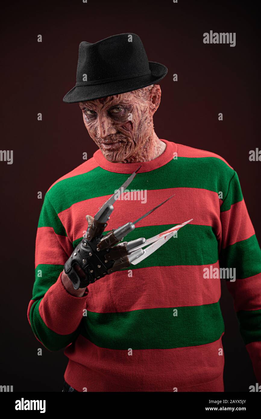 Freddy krueger costume hi-res stock photography and images - Alamy