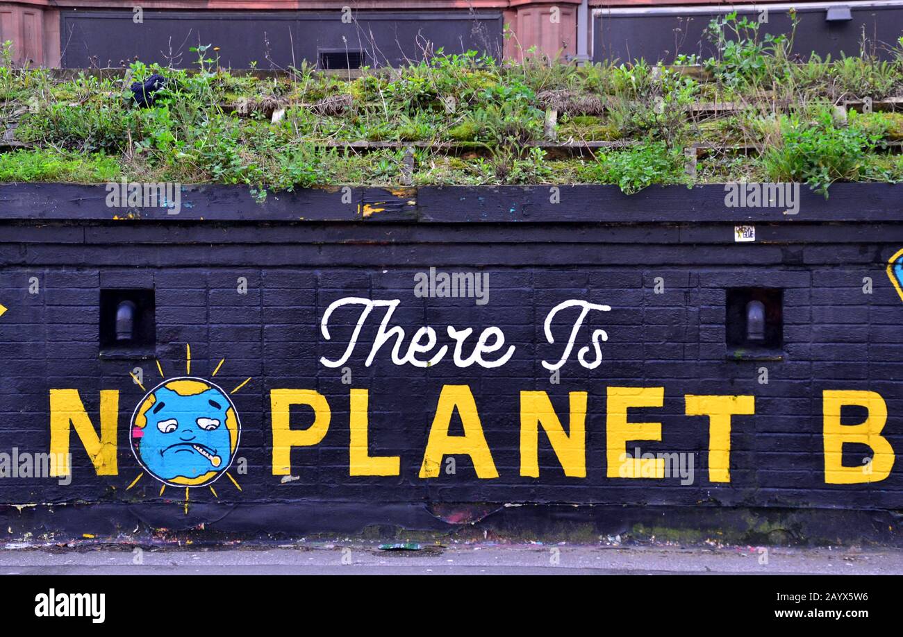 Artwork Saying: 'There Is No Planet B' Decorates Streets In Manchester ...