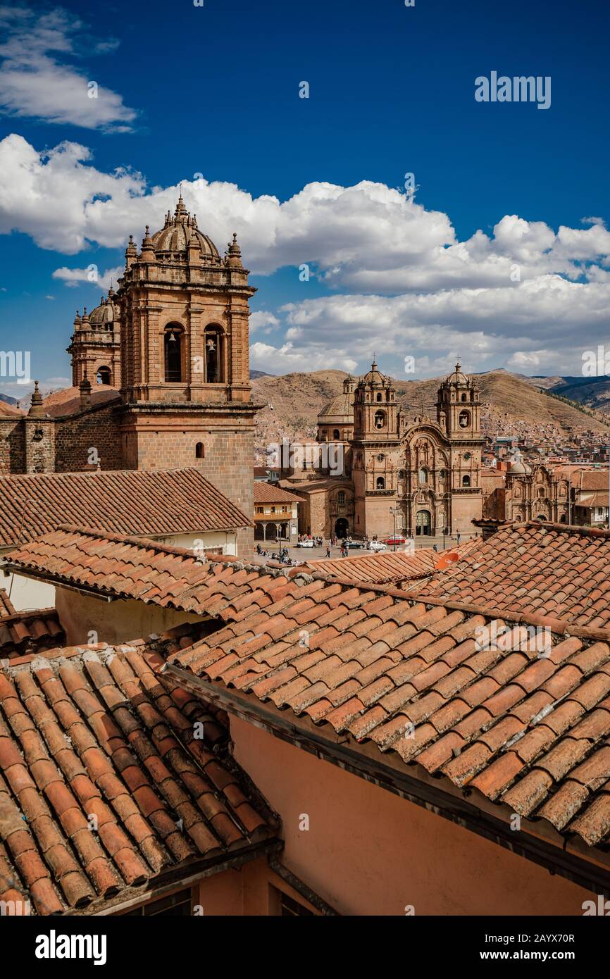 Cityscape of Cusco, Peru Stock Photo